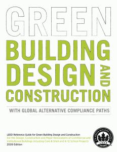 LEED for Building Design and Construction LEED-BD+C