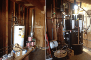 Eichler Water Heat & Boiler Before & After
