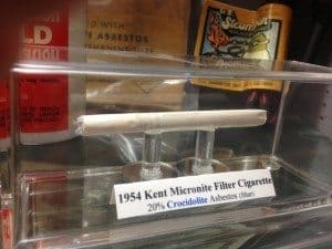 1954 Asbestos Filter Cigarette