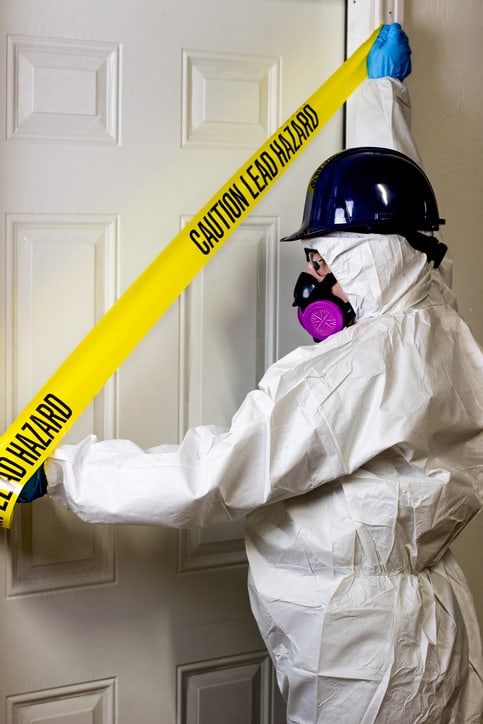 Abatement of environmental hazards such as lead paint, mold, and/or asbestos.