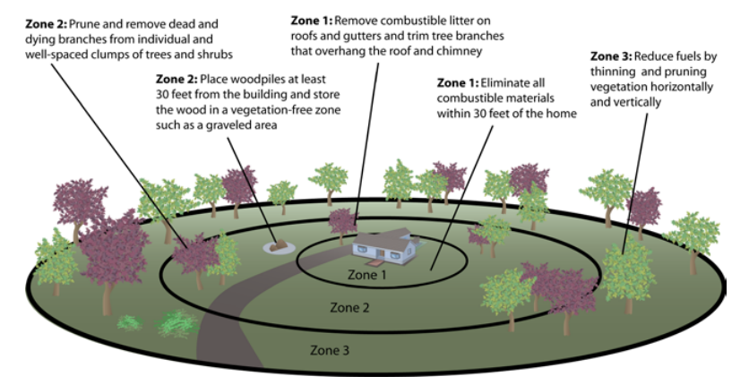 Create Defensible Space Around Building